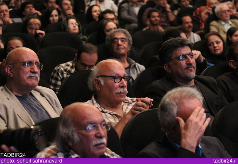 علیرضا داودنژاد و هوشنگ گلمکانی در جشن انجمن منتقدان  خانه سینما